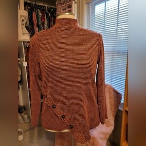 AGB Mockneck asymmetrical top
